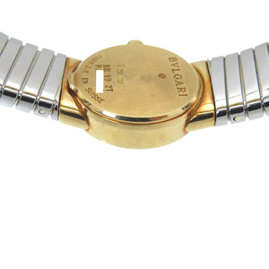 美品 ブルガリ トゥボガス YG/SS BB192T クオーツ 腕時計 K18イエローゴールド ブラック 黒文字盤 0107【中古】BVLGARI レディース