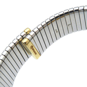 美品 ブルガリ トゥボガス YG/SS BB192T クオーツ 腕時計 K18イエローゴールド ブラック 黒文字盤 0107【中古】BVLGARI レディース