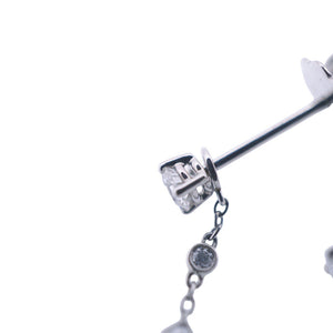 美品 ギメル ブリオレットカット 0.76ct ピアス ダイヤモンド/Pt950 プラチナ プラチナ 0112【中古】Gimel