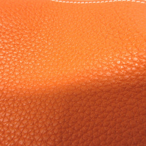 美品 エルメス ヴィドポッシュ トゴ □P刻印(2012年製) トゥルティエールグレー オレンジ トレー 小物入れ 0117【中古】HERMES