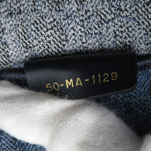 美品 クリスチャンディオール オブリーク ブックトート ラージ M1286ZWAL デニム ブルー トートバッグ 0150【中古】Christian Dior