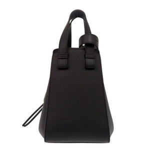 新品同様 ロエベ ハンモック コンパクト A538H13X10 クラシックカーフ ブラック 2wayハンドバッグ 黒 0151【中古】LOEWE