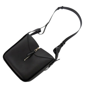 新品同様 ロエベ ハンモック コンパクト A538H13X10 クラシックカーフ ブラック 2wayハンドバッグ 黒 0151【中古】LOEWE