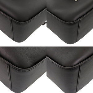 新品同様 ロエベ ハンモック コンパクト A538H13X10 クラシックカーフ ブラック 2wayハンドバッグ 黒 0151【中古】LOEWE