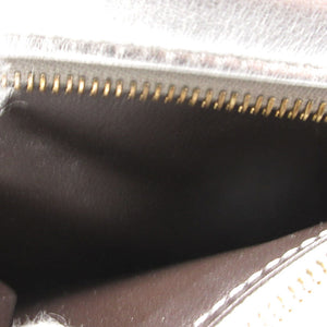 新品同様 フェンディ コンパクトウォレット 8M0468 レザー シルバー 2つ折り財布 財布 0162【中古】FENDI