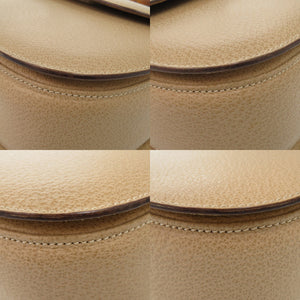美品 グッチ バンブー 000 29 0633 レザー ベージュ 2WAY ハンドバッグ ショルダーバッグ 0174【中古】GUCCI