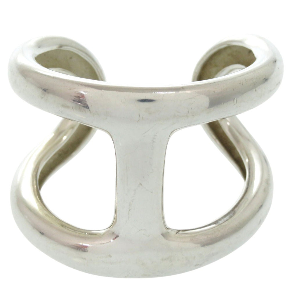 エルメス オスモズ OSMOSE ブレスレット カフ バングル SV925 シルバー 0181【中古】HERMES