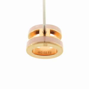 新品同様 エルメス ポップアッシュ ミニ ピンクゴールド ピアス ポップH ピンク 0184【中古】HERMES アクセサリー