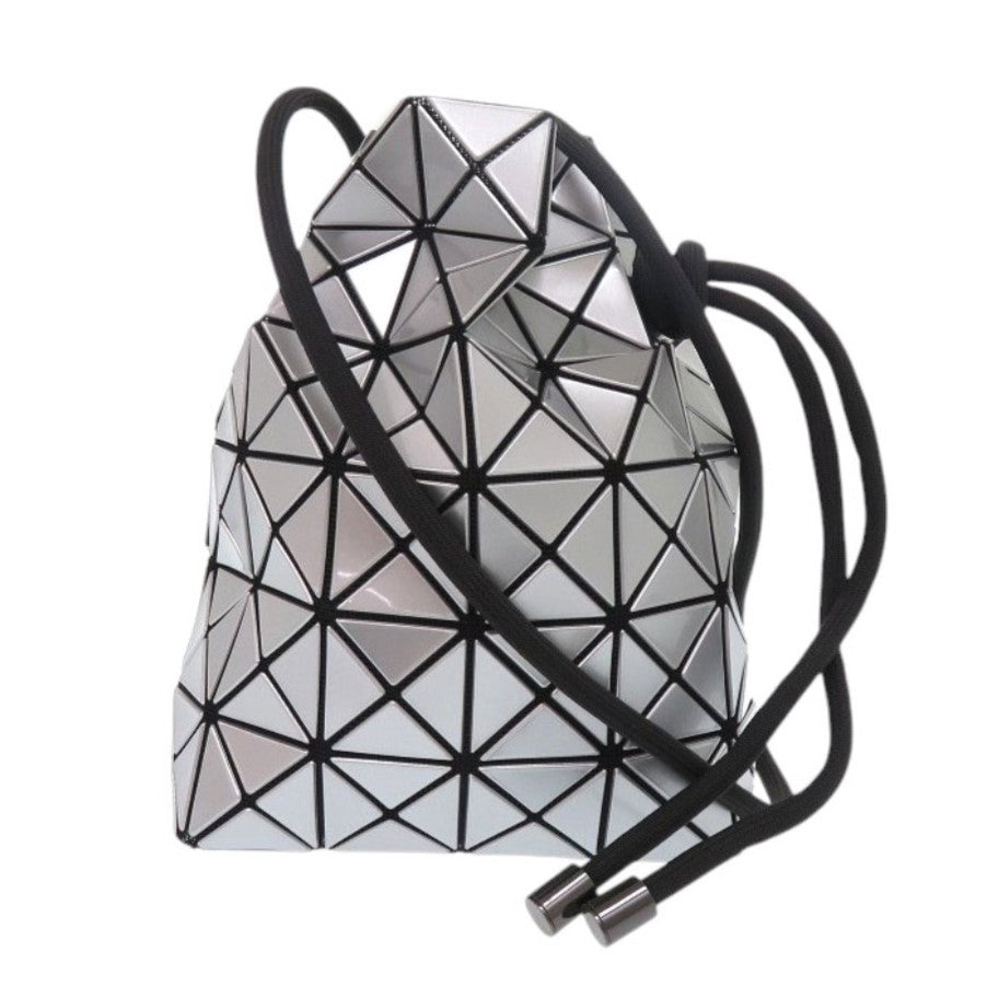 新品同様 イッセイミヤケ BAO BAO バオバオ PRISM WRING プリズム リング BB21-AG531 ポリエステル シルバー ショルダーバッグ 0194【中古】ISSEY MIYAKE