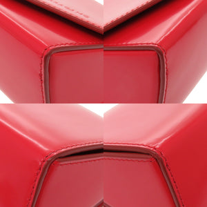 美品 サルヴァトーレフェラガモ 241266 カーフ レッド 2WAY ショルダーバッグ クラッチバッグ 赤 0195【中古】Salvatore Ferragamo