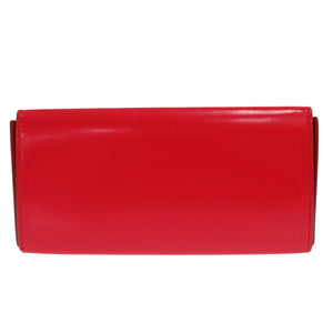 美品 サルヴァトーレフェラガモ 241266 カーフ レッド 2WAY ショルダーバッグ クラッチバッグ 赤 0195【中古】Salvatore Ferragamo