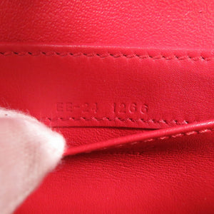 美品 サルヴァトーレフェラガモ 241266 カーフ レッド 2WAY ショルダーバッグ クラッチバッグ 赤 0195【中古】Salvatore Ferragamo