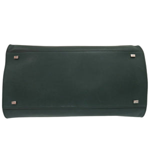 美品 ザ ロウ ソフト マルゴー 15 SOFT MARGAUX 15 W1255L72 ハンドバッグ レザー グリーン 0196【中古】THE ROW