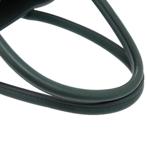 美品 ザ ロウ ソフト マルゴー 15 SOFT MARGAUX 15 W1255L72 ハンドバッグ レザー グリーン 0196【中古】THE ROW