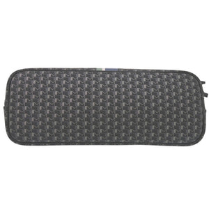 モワナ マカロンロゴ BAGS OH! Canvas Tote ショルダーバッグ トートバッグ PVC キャンバス カーボン シルバー 0198【中古】MOYNAT