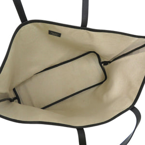 モワナ マカロンロゴ BAGS OH! Canvas Tote ショルダーバッグ トートバッグ PVC キャンバス カーボン シルバー 0198【中古】MOYNAT