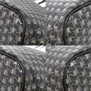 モワナ マカロンロゴ BAGS OH! Canvas Tote ショルダーバッグ トートバッグ PVC キャンバス カーボン シルバー 0198【中古】MOYNAT