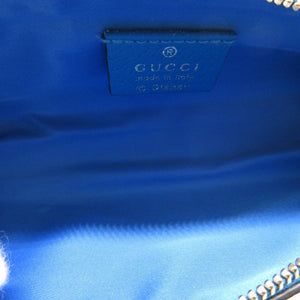 未使用 グッチ 662129 ディズニーコラボ ドナルドダック GGスプリーム レザー ベージュ ブルー 青 筆箱 ペンケース 0199【中古】GUCCI