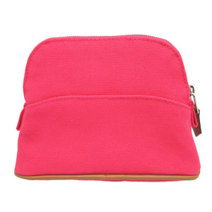 新品同様 エルメス ボリードポーチ 16 ミニミニ コットン フランボワーズ 0200【中古】HERMES