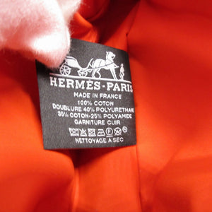 新品同様 エルメス ボリードポーチ 16 ミニミニ コットン フランボワーズ 0200【中古】HERMES