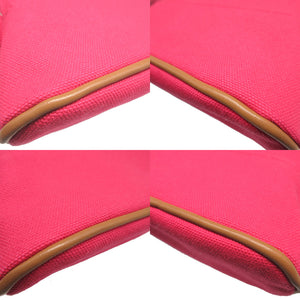 新品同様 エルメス ボリードポーチ 16 ミニミニ コットン フランボワーズ 0200【中古】HERMES