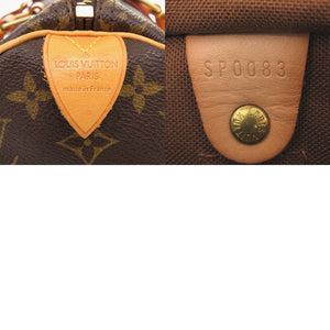 美品 ルイ ヴィトン スピーディ25 モノグラム M41528 ハンドバッグ LV 0217【中古】LOUIS VUITTON