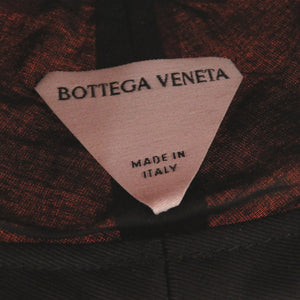 未使用品 ボッテガヴェネタ ハット イントレッチオ 692795 ナイロン オレンジ 帽子 0222【中古】BOTTEGAVENETA