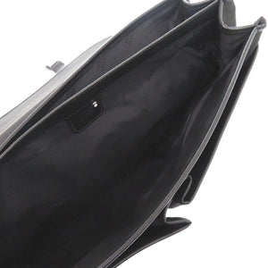 モンブラン レザー ナイロン ブラック ビジネスバッグ 黒 0240【中古】MONTBLANC メンズ