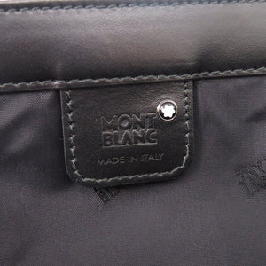 モンブラン レザー ナイロン ブラック ビジネスバッグ 黒 0240【中古】MONTBLANC メンズ