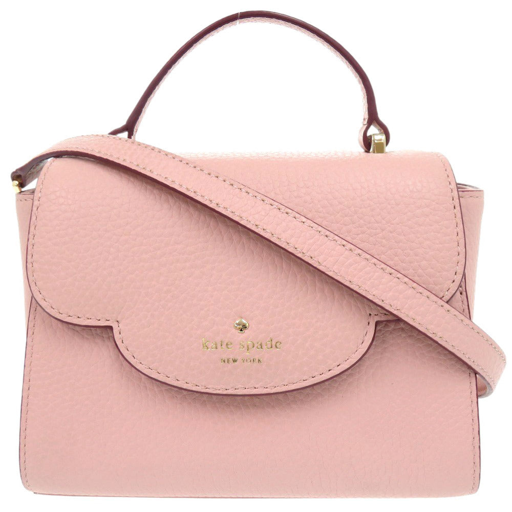 美品 ケイトスペード レザー ピンク 2WAY ショルダーバッグ ハンドバッグ 0259【中古】Kate Spade