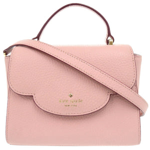 美品 ケイトスペード レザー ピンク 2WAY ショルダーバッグ ハンドバッグ 0259【中古】Kate Spade