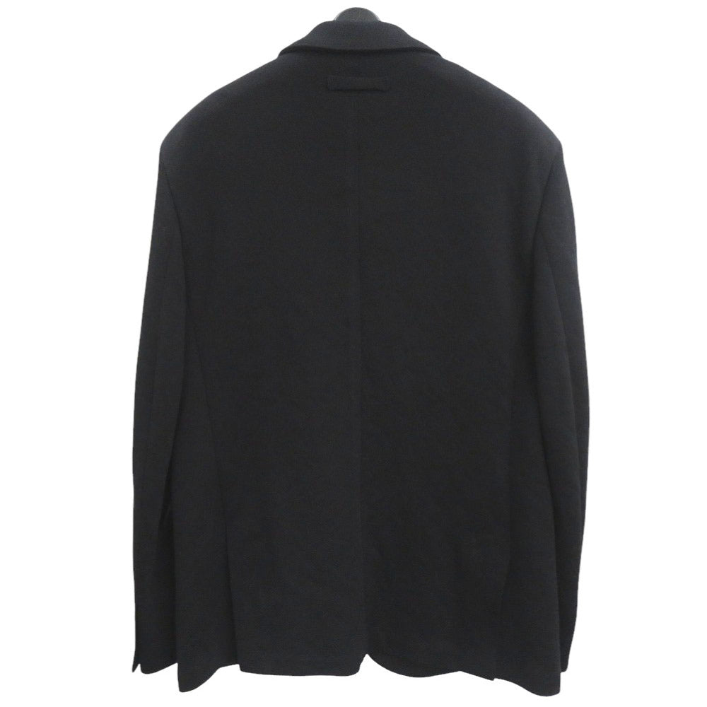 新品同様 ルイ ヴィトン × NBA ロゴ ウール コットン ブラック サイズ48 テーラードジャケット LV 0276【中古】LOUIS VUITTON メンズ