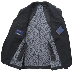 新品同様 ルイ ヴィトン × NBA ロゴ ウール コットン ブラック サイズ48 テーラードジャケット LV 0276【中古】LOUIS VUITTON メンズ