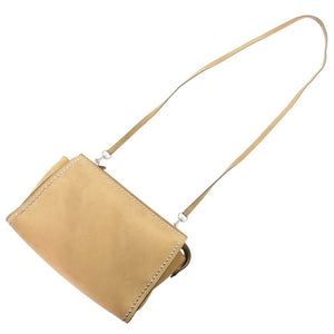 美品 ジェイアンドエムデヴィッドソン スウェード ベージュ ショルダーバッグ 0281【中古】J&M Davidson