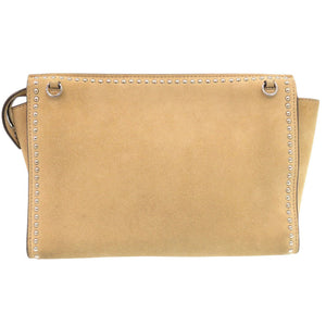 美品 ジェイアンドエムデヴィッドソン スウェード ベージュ ショルダーバッグ 0281【中古】J&M Davidson