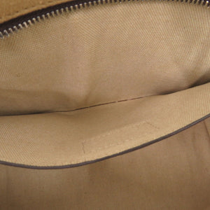 美品 ジェイアンドエムデヴィッドソン スウェード ベージュ ショルダーバッグ 0281【中古】J&M Davidson