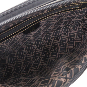 美品 ダンヒル レザー ブラック セカンドバッグ 黒 0283【中古】Dunhill メンズ