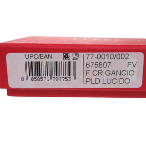 新品同様 サルヴァトーレフェラガモ ネクタイピン タイクリップ 77 0010 675807 真鍮 Palladium 0304【中古】Salvatore Ferragamo