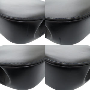 美品 カルティエ サファイアライン 53131 レザー ネイビー チェーンショルダーバッグ 0312【中古】CARTIER