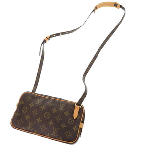 美品 ルイ ヴィトン マルリーバンドリエール モノグラム M51828 ブラウン ショルダーバッグ LV 0317【中古】LOUIS VUITTON