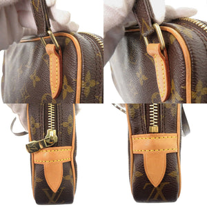 美品 ルイ ヴィトン マルリーバンドリエール モノグラム M51828 ブラウン ショルダーバッグ LV 0317【中古】LOUIS VUITTON