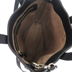 美品 ジミーチュウ スタースタッズ レザー ブラック 2wayハンドバッグ 黒 0319【中古】JIMMY CHOO