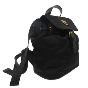 美品 ジャンニ ヴェルサーチ メデューサ バックパック ミニバッグ 1013792 1A02155 リュック デイパック ナイロン ブラック 0326【中古】Gianni Versace