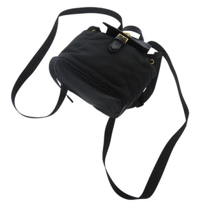 美品 ジャンニ ヴェルサーチ メデューサ バックパック ミニバッグ 1013792 1A02155 リュック デイパック ナイロン ブラック 0326【中古】Gianni Versace