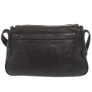 美品 ハンティングワールド ウォッシュド キャリーオールS 8500WSD レザー ブラック ショルダーバッグ 0368【中古】HUNTING WORLD