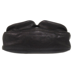 美品 ハンティングワールド ウォッシュド キャリーオールS 8500WSD レザー ブラック ショルダーバッグ 0368【中古】HUNTING WORLD