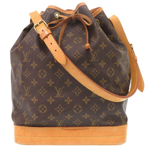 ルイ ヴィトン ノエ モノグラム M42224 ブラウン ショルダーバッグ LV 0371【中古】LOUIS VUITTON