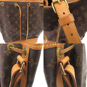 ルイ ヴィトン ノエ モノグラム M42224 ブラウン ショルダーバッグ LV 0371【中古】LOUIS VUITTON