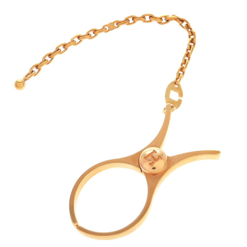 美品 エルメス フィルー GP ゴールド グローブホルダー 0375【中古】HERMES