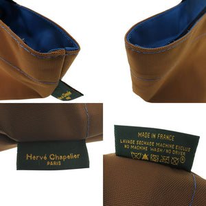 新品同様 エルベ シャプリエ 901 舟形トート トートバッグ ナイロン コニャック ミョゾティス 0390【中古】Herve Chapelier